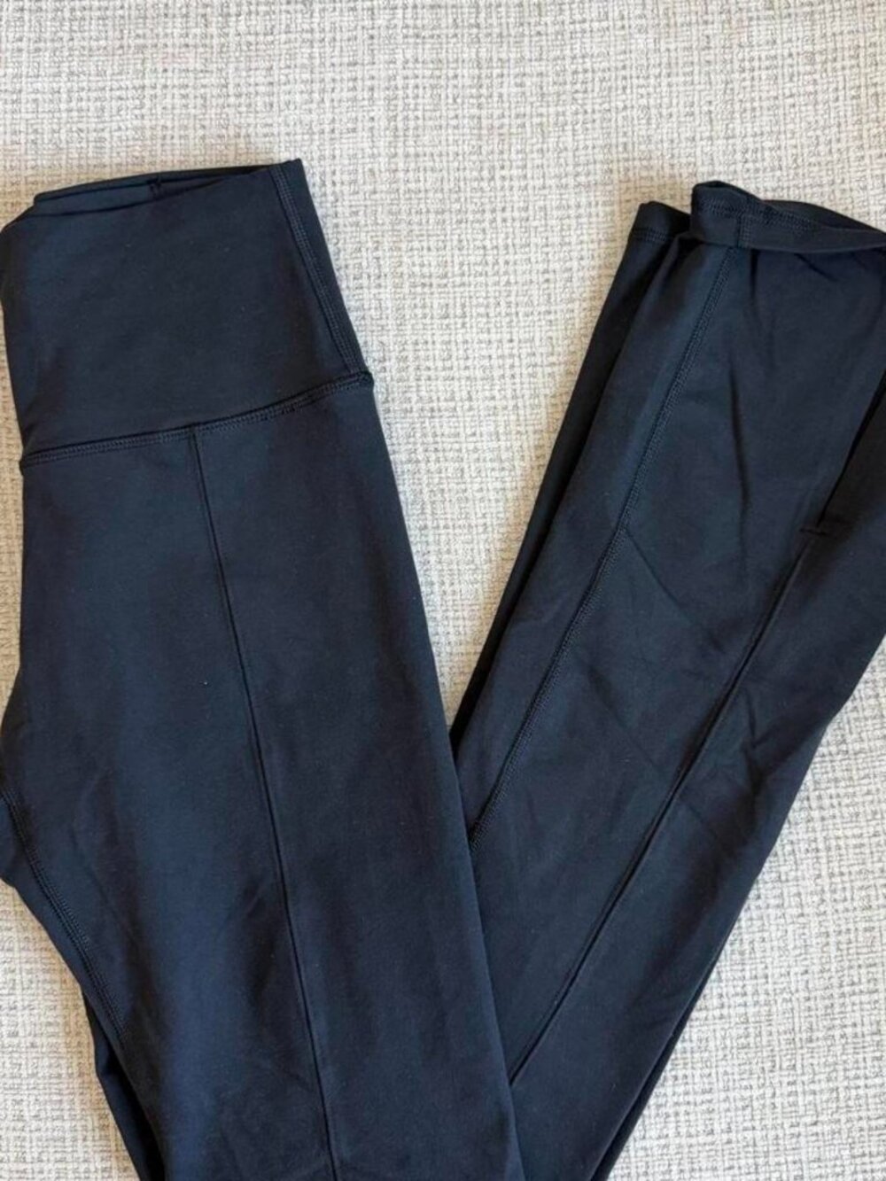 Offline by Aerie Real Me Xtra Black High-Waisted Slit Flare Leggings Size M